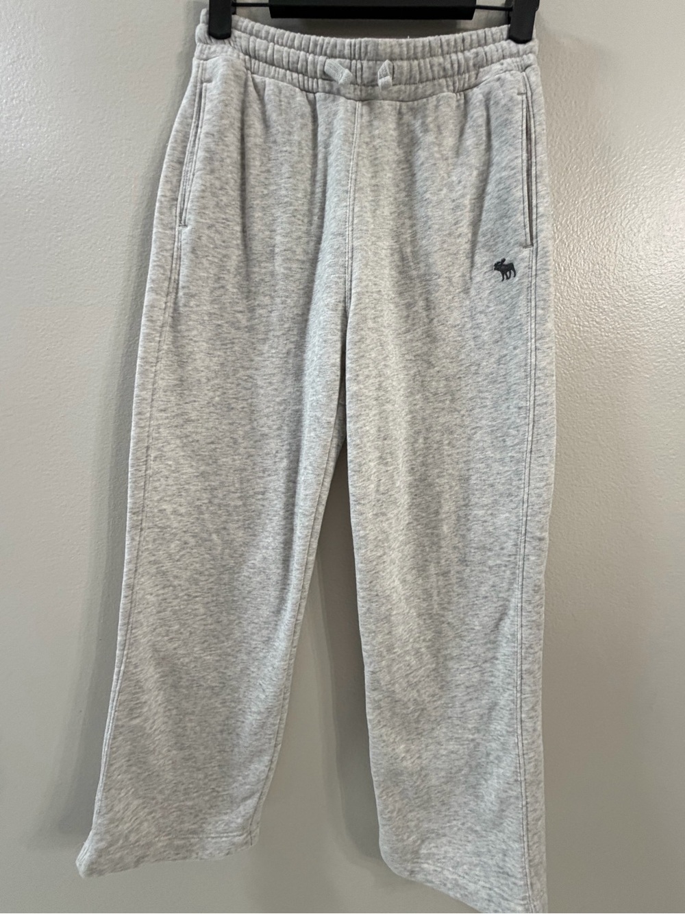 Abercrombie kids Heather Gray Fleece Sweatpants